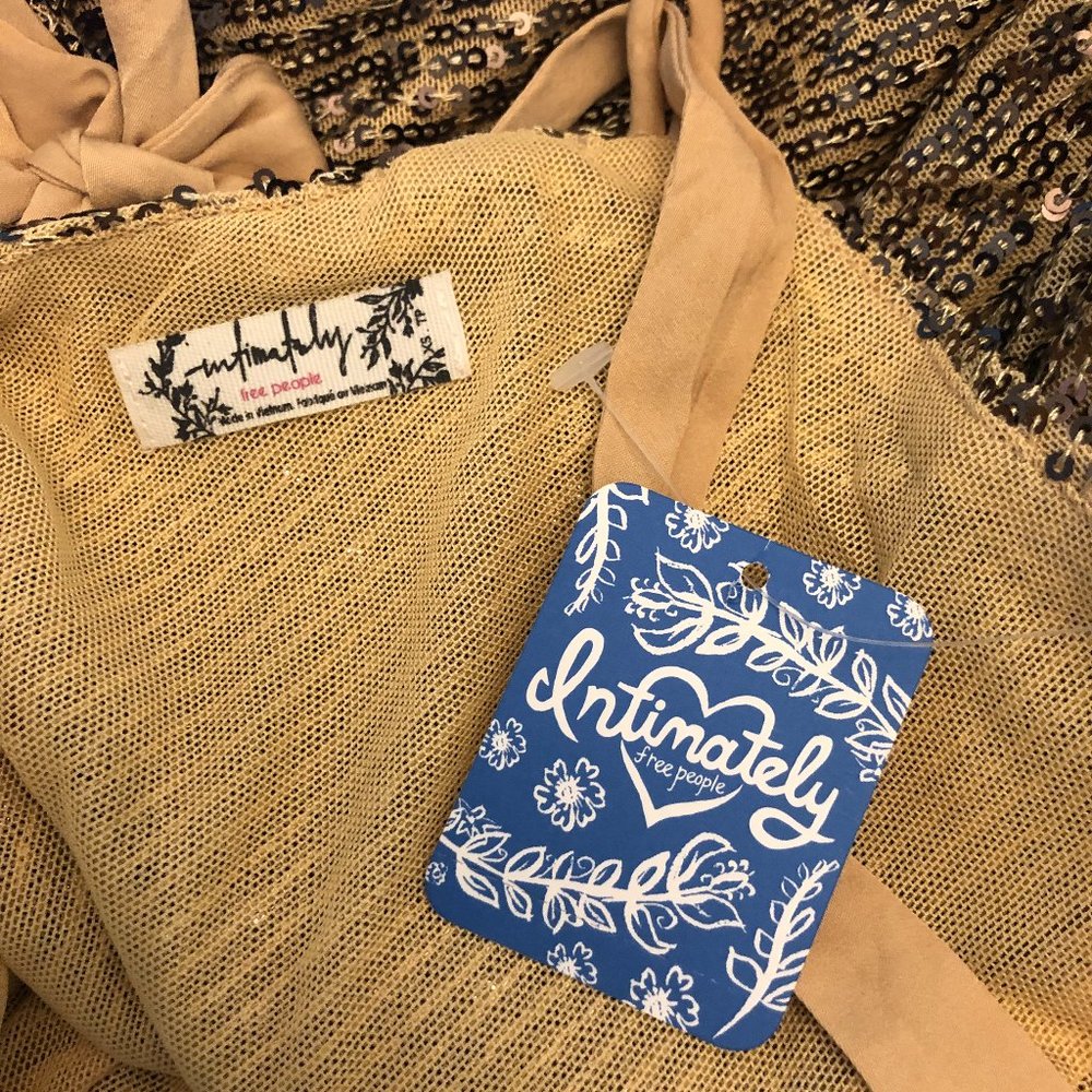 Free People Gold Rush Slip Dress - Picture 8 of 8